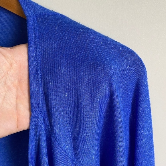 Oakley Women's Open Front Purplish-Blue Lightweight Cardigan Cover Up Size Small - Picture 3 of 12